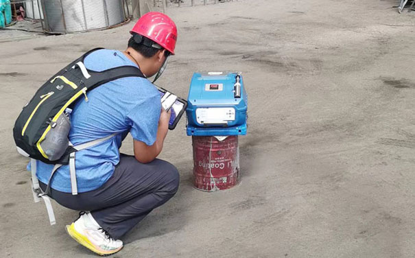湘潭鋼鐵4號(hào)鋼包爐非甲烷總烴無組織檢測